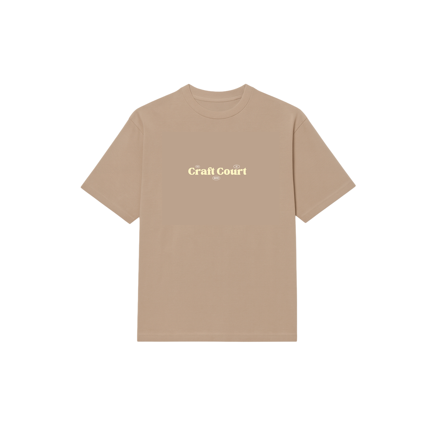Cream Match T-Shirt